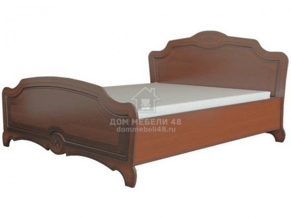 Кровать "Лотос" 1,6м Орех МДФ