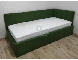 Кровать "Оттава" 0,9м (ткань- Зелёная) с подъем.мех. Бонмебель