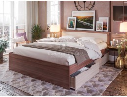 Кровать "Гармония" 1,6м с ящиками ЛДСП производитель: Стендмебель