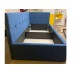 Кровать "Оттава" 0,9м (ткань- Синяя) с подъем.мех.
