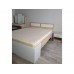 Кровать "Беатрис" (КР1600) Сонома/Белый ЛДСП