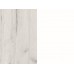 Шкаф с выдв.штангой "Сафари" (ШК-001) 0,68м Крафт белый/ Белый Софт МДФ