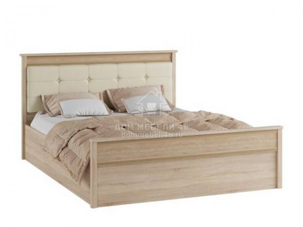 Кровать "Ливорно" (ЛКР-1) 1,6м Сонома