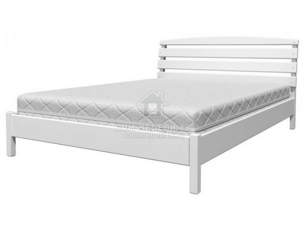 Кровать "Камелия-1" 0,9м Белый Массив