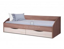 Кровать "Фея-3" (симметричн) Шимо 0,9х2,0м ЛДСП Олмеко