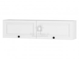 Шкаф навесной "Софт" (ШКН-01) 1,4м МДФ белый/эмаль белая производитель: БТС