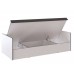 Кровать "Асцелла" 0,9м с подъем.мех. (Белый/ Графит Серый) ЛДСП