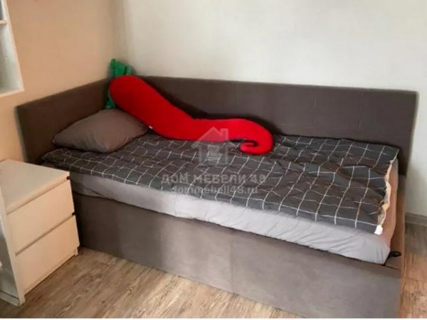 Кровать "Оттава" 0,9м (ткань- Серая) с подъем.мех. Бонмебель