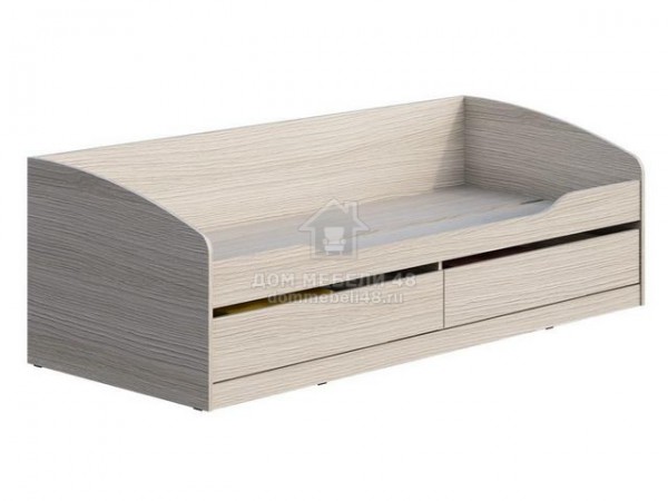 Кровать "Мийа-3А" КР-002 односпальная с ящиками 0,8х2,0м ЛДСП