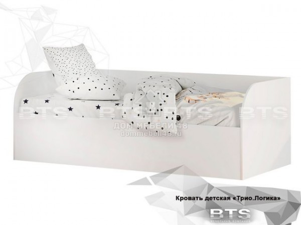 Кровать "Трио" (КРП-01) 0,8х1,86м ЛДСП