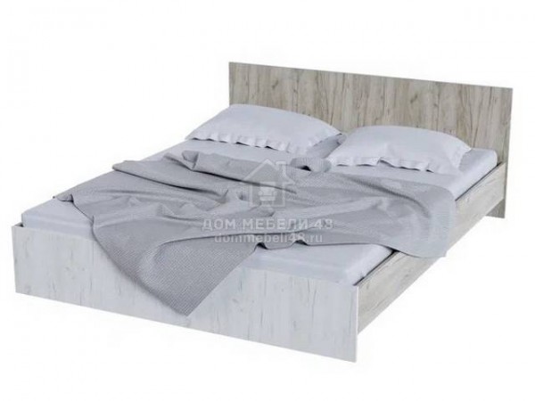 Кровать "Бася" (КР 558) 1,6м Крафт ЛДСП производитель: Стендмебель