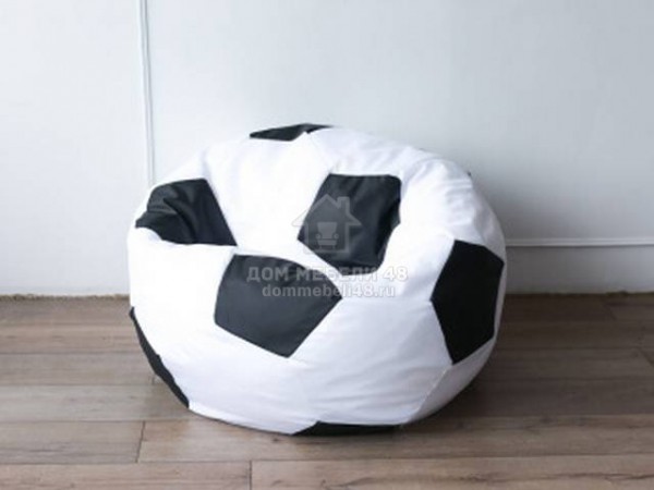 Кресло-мешок "Мяч" (Бело-Чёрный)