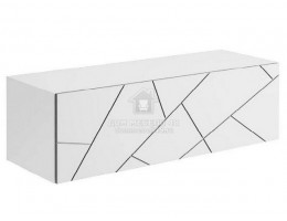 Шкаф навесной "Гранж" (ШН-004) 1,2м Белый Софт МДФ производитель: Стиль